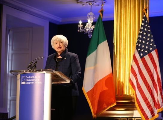 Treasury Secretary Yellen in Dublin