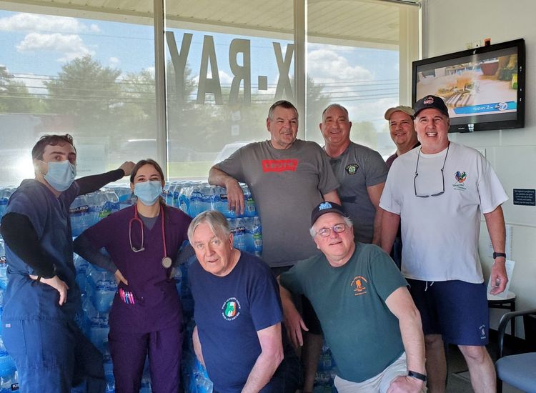 Jersey Hibernians Aid First Responders