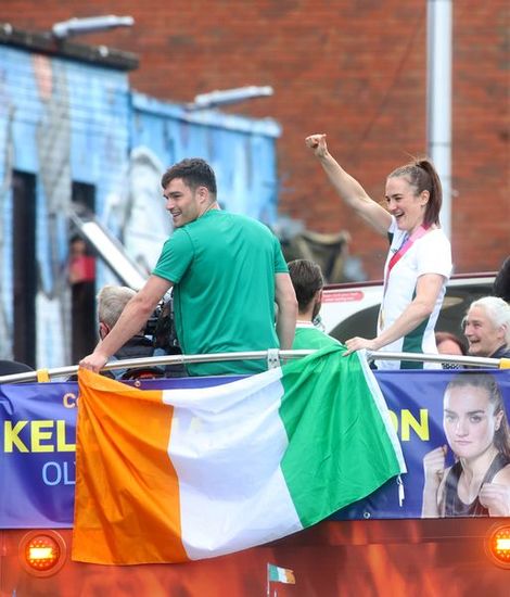 Dublin's Golden Girl Kellie Is Welcomed Home