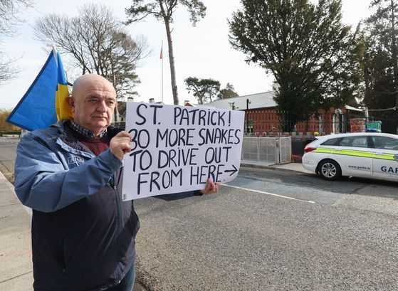 Protest Outside Russian Embassy