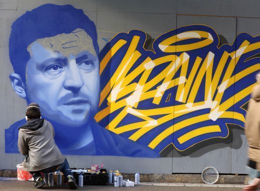 Mural Tribute To  Zelenskyy 