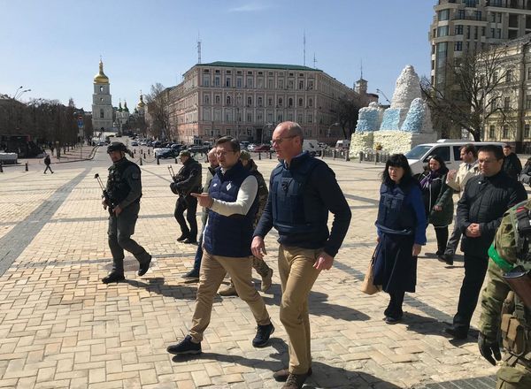 Under a sunny Kyiv sky