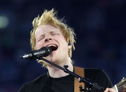 Sheeran at Croker