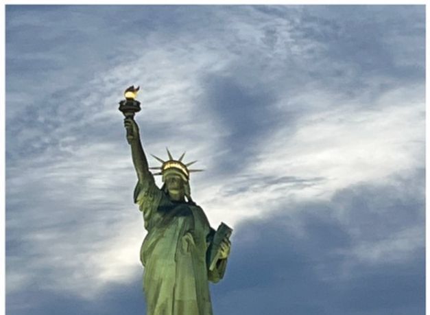 Cruising By Lady Liberty