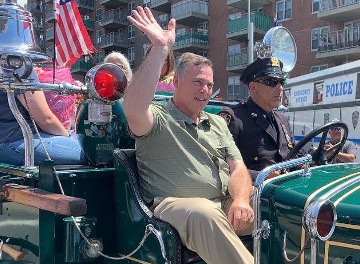 A Blue and Emerald Walkout