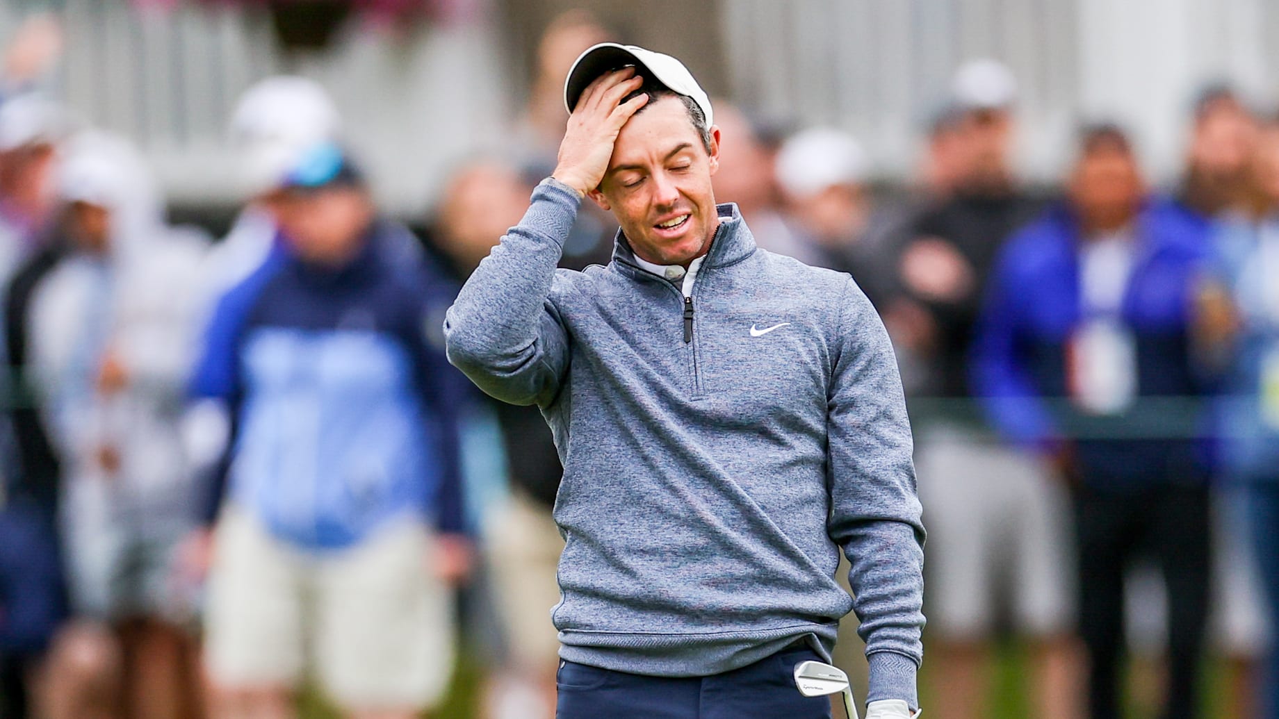 Rory mcilroy reaction at us open saturday by kathryn riley