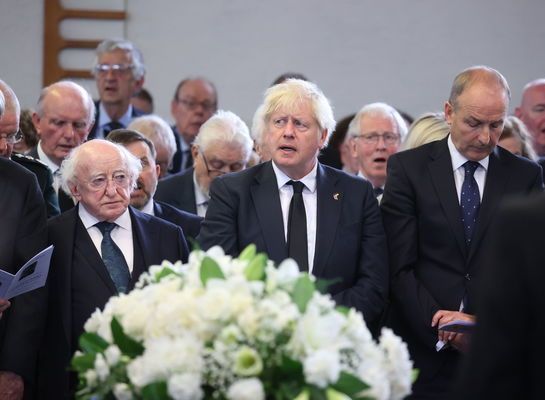 Leaders Attend Trimble Funeral