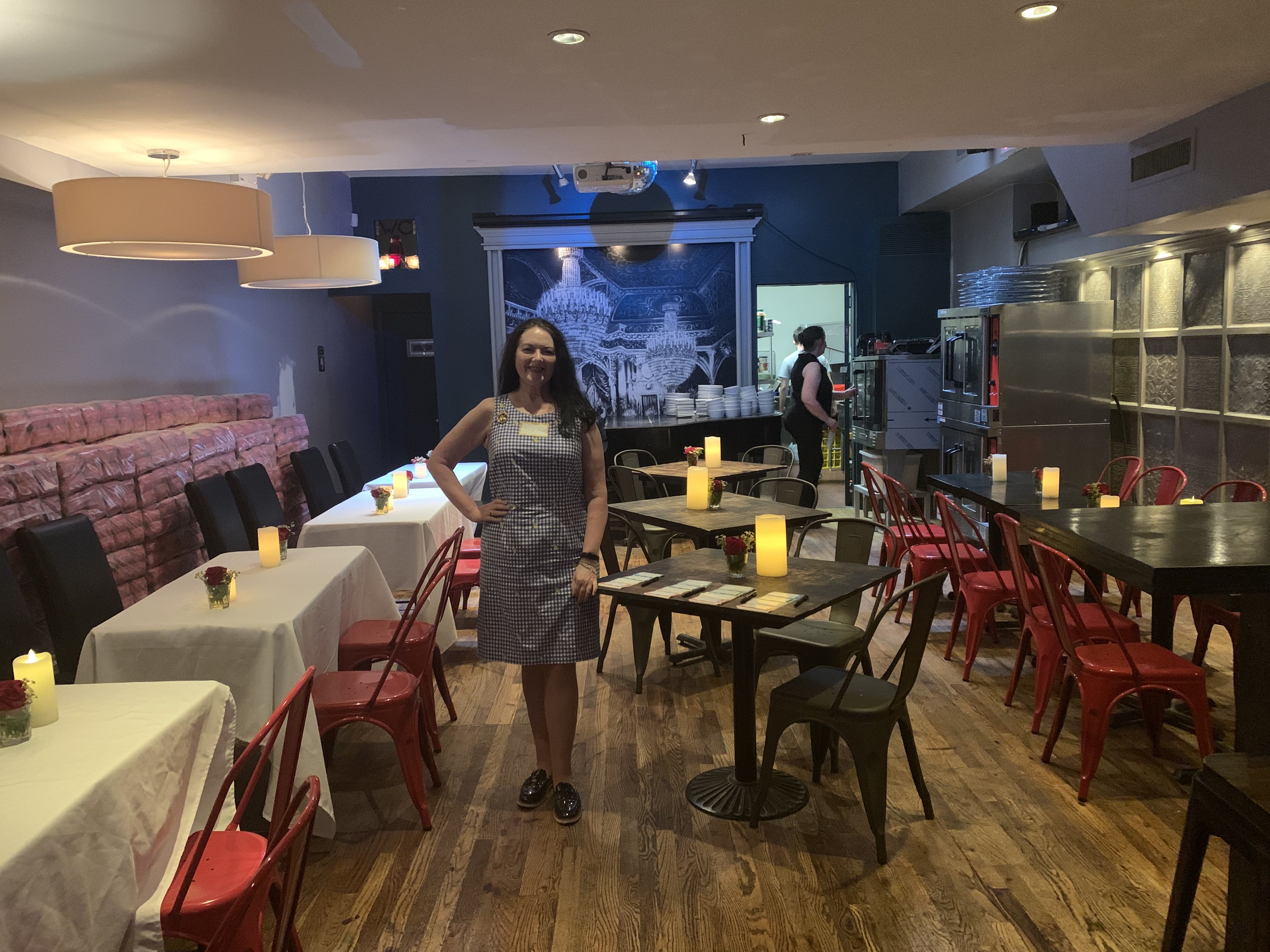Dee and mary o halloran in restaurant space