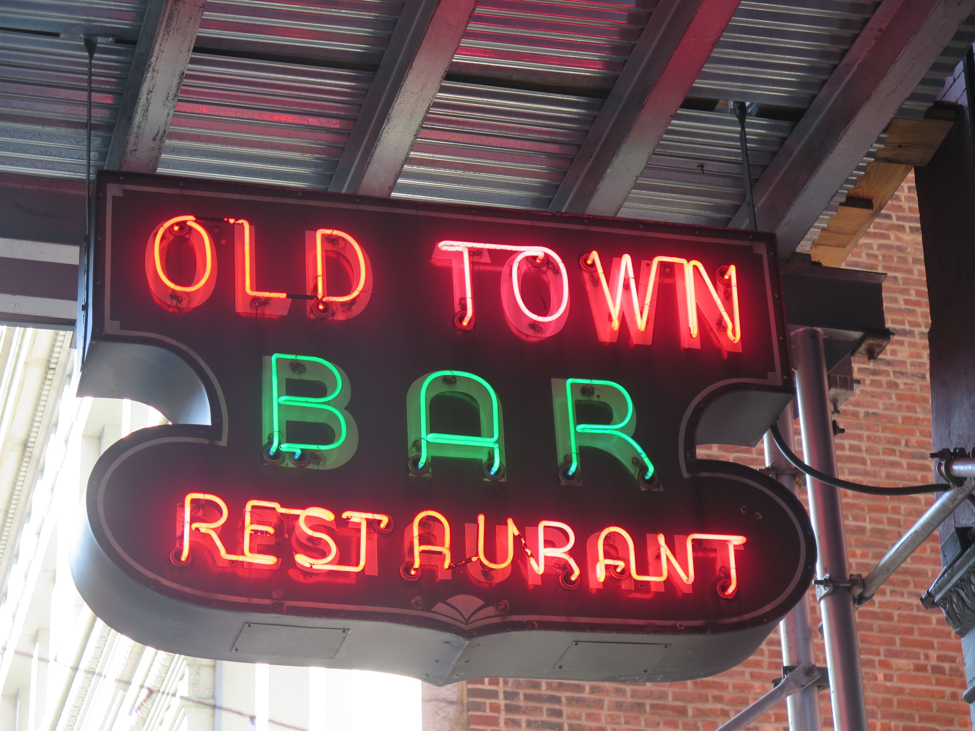 Old town sign