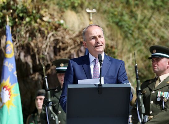 Death of Michael Collins Deprived Ireland: Martin