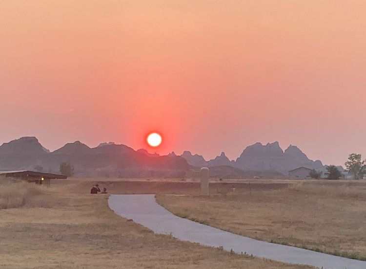 Sunrise Over The Badlands