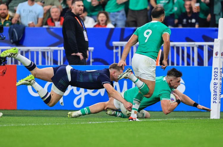 Irish beat Scotland to earn QF vs. a revenge-focused All Blacks