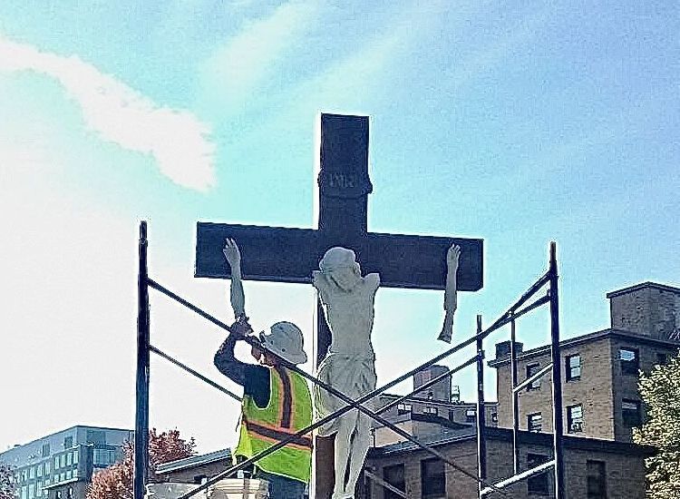 Arrest After Vandalizing of Boston Cathedral Cross 