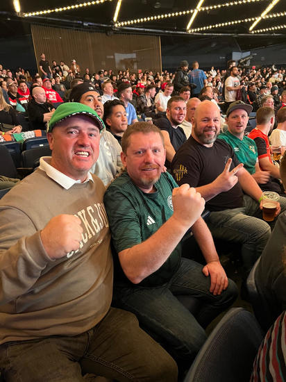 Fans at the Garden