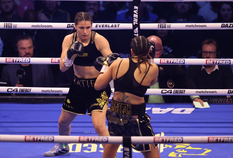 Katie, Hearn eye Croker fight