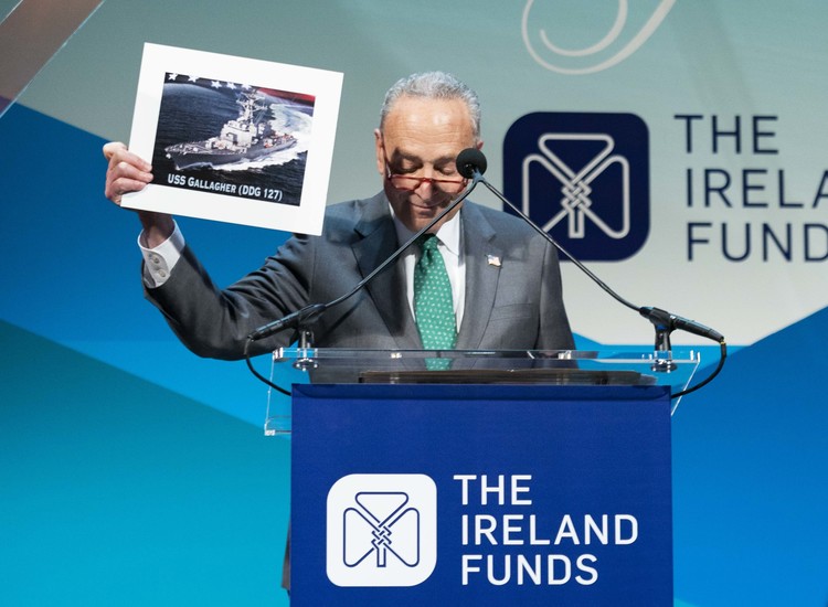 Schumer Addresses Ireland Funds Dinner in D.C.