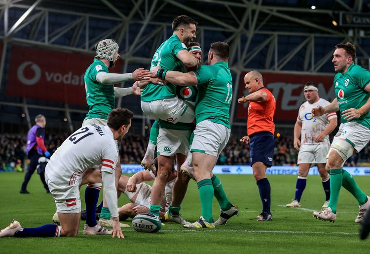 Ireland's Grand Slam is 1st ever completed at Lansdowne Road