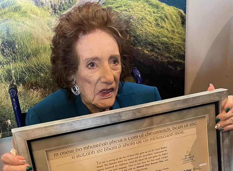 Honoring Blasket Islander Mairead Kearney Shea