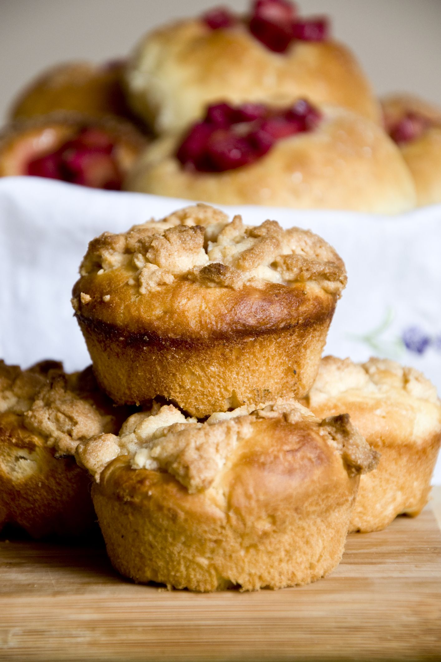 Rhubarb muffins