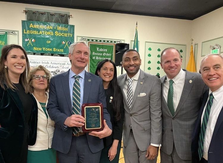 Ryan Honored by NY Irish American Legislators