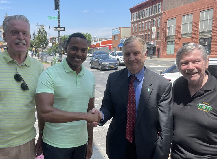 Hibernians Brief Rep. Torres on Legacy Bill