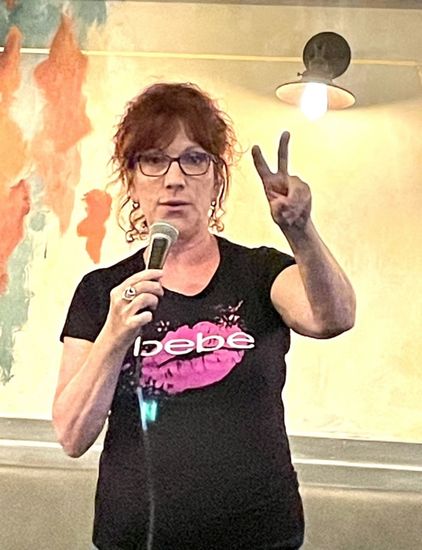 Crying, laughing, singing at IAW&A July 25 Salon