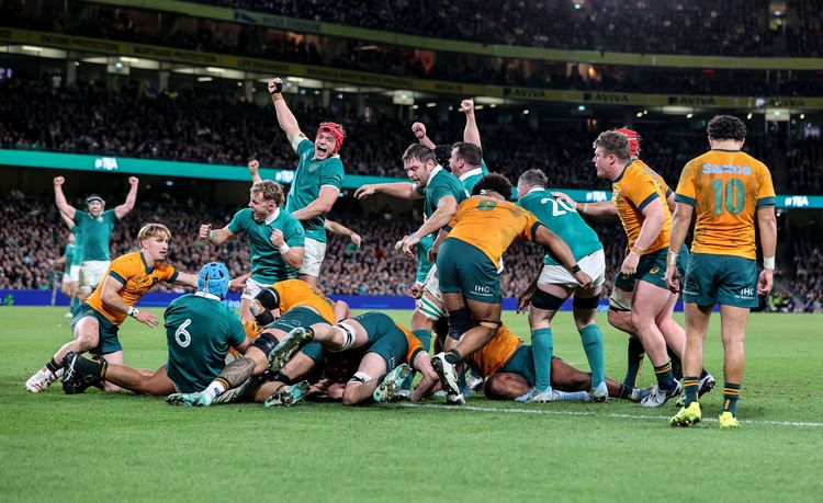 Farrell is 'proud' as Irish show grit in comeback vs. Aussies