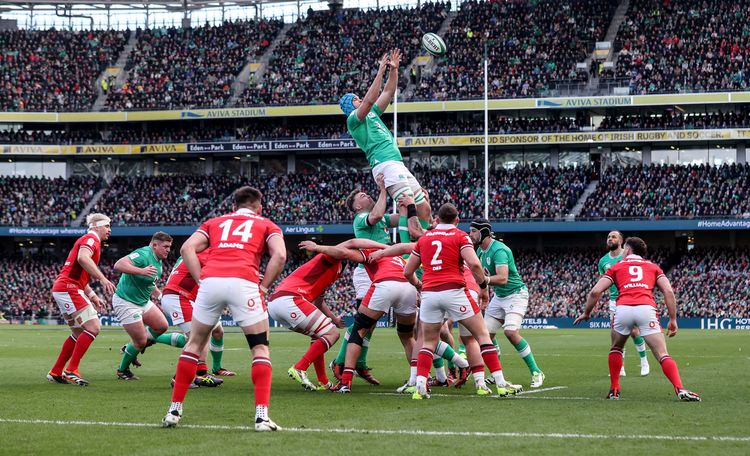 Ireland beat Wales at Aviva