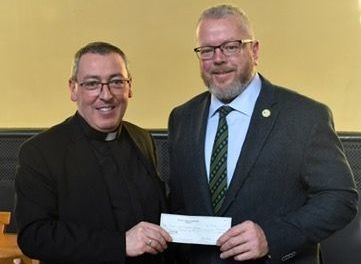 Hibernians Present to Seminary