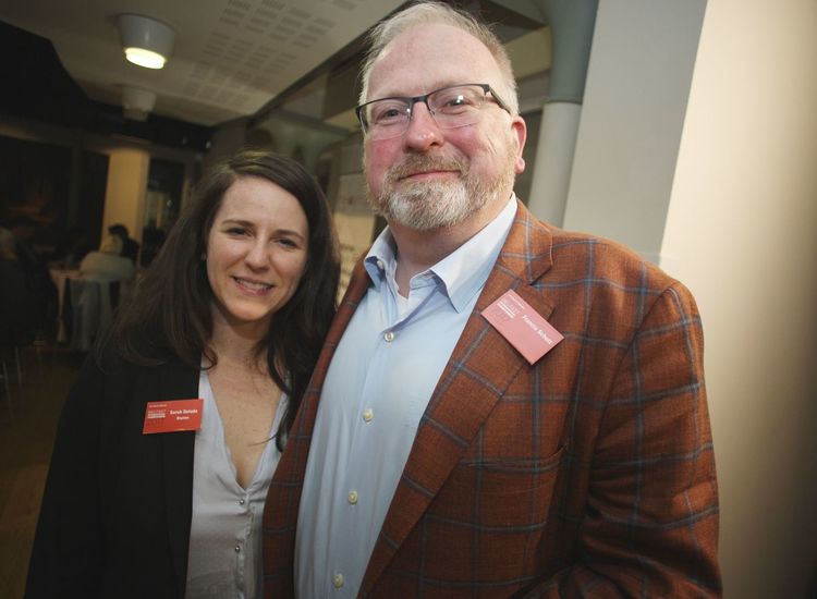 WATCH: Schott-in-the-arm for New Jersey restaurateur at Police Emeralds' Pat's Day bash