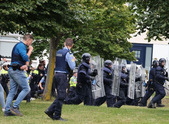 Disturbances Over Dublin Migrant Home