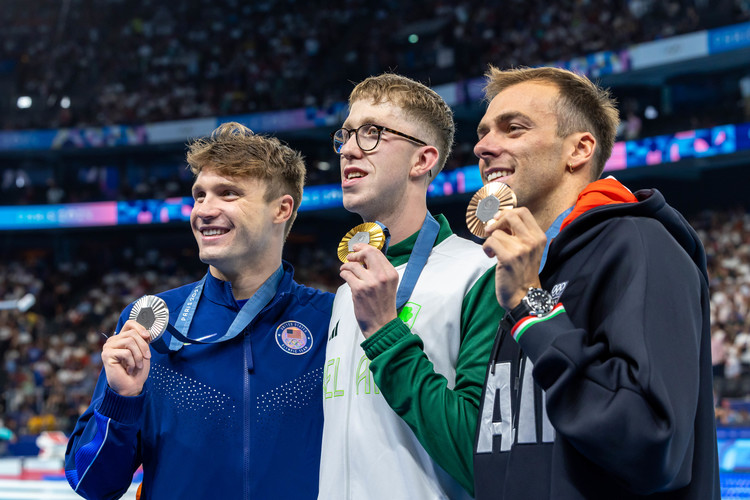 Irish swimming gold in Paris