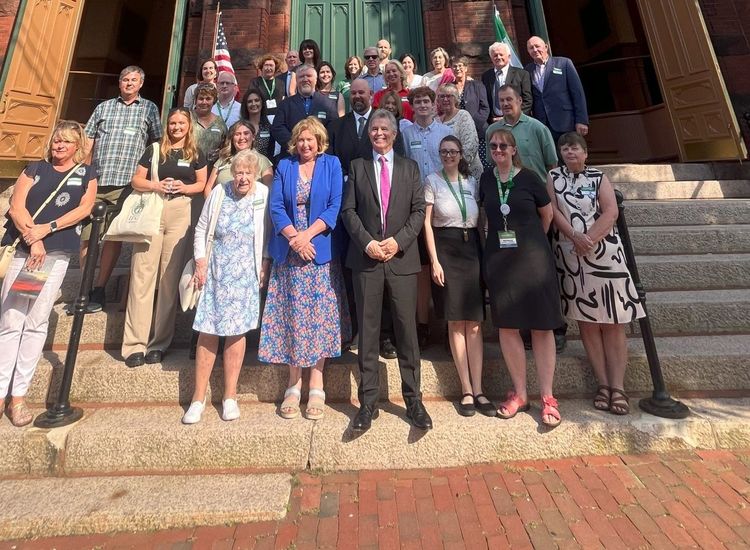 Maine Heritage Center Welcomes Minister, Diplomats