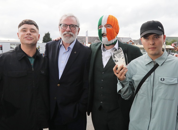 GERRY ADAMS: That’s a rap! Kneecap’s movie debut a big hit