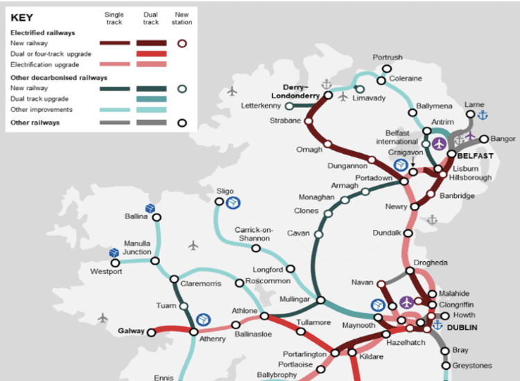 Review Recommends More Irish Rails