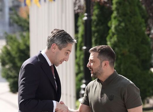 Harris Meets With Zelenskiy in Ukraine