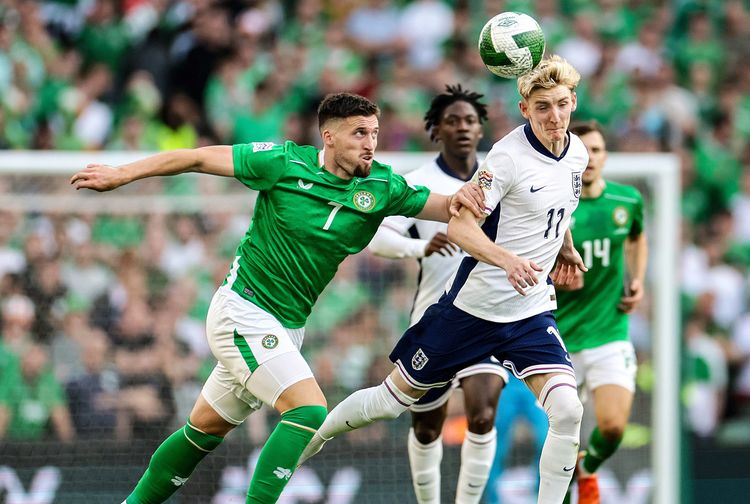 Irish go down to England in boss's opener, lose 2nd to Greece