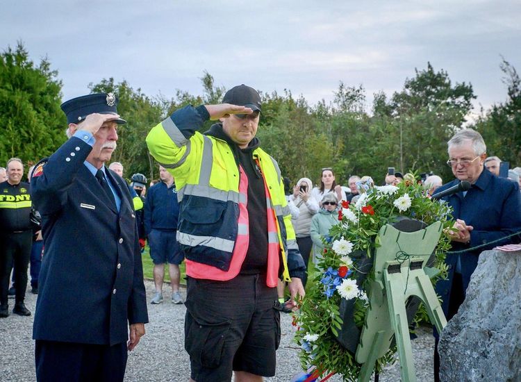 White Doves Fly in an Irish Sky