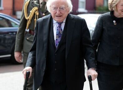 President Higgins in Hospital