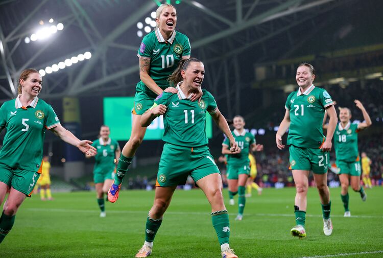 Ireland take 4-2 lead to Belgium in playoff