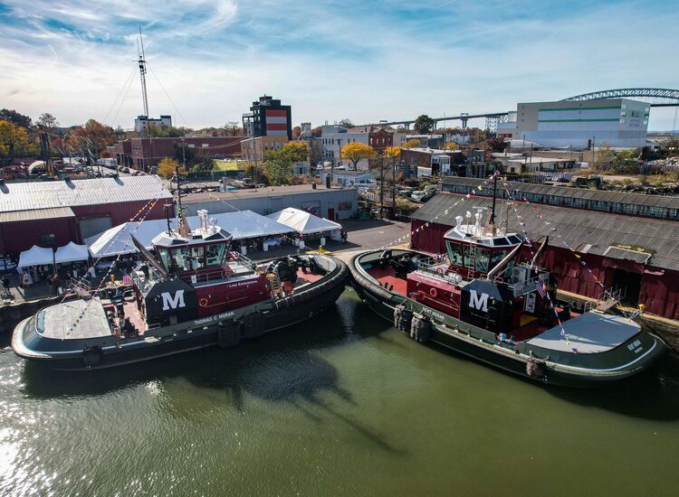 Marine bellwether Moran charts winning course as new vessels are christened