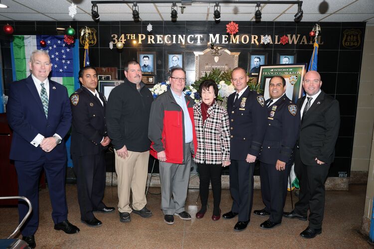 Patrolman shot in 1945 honored