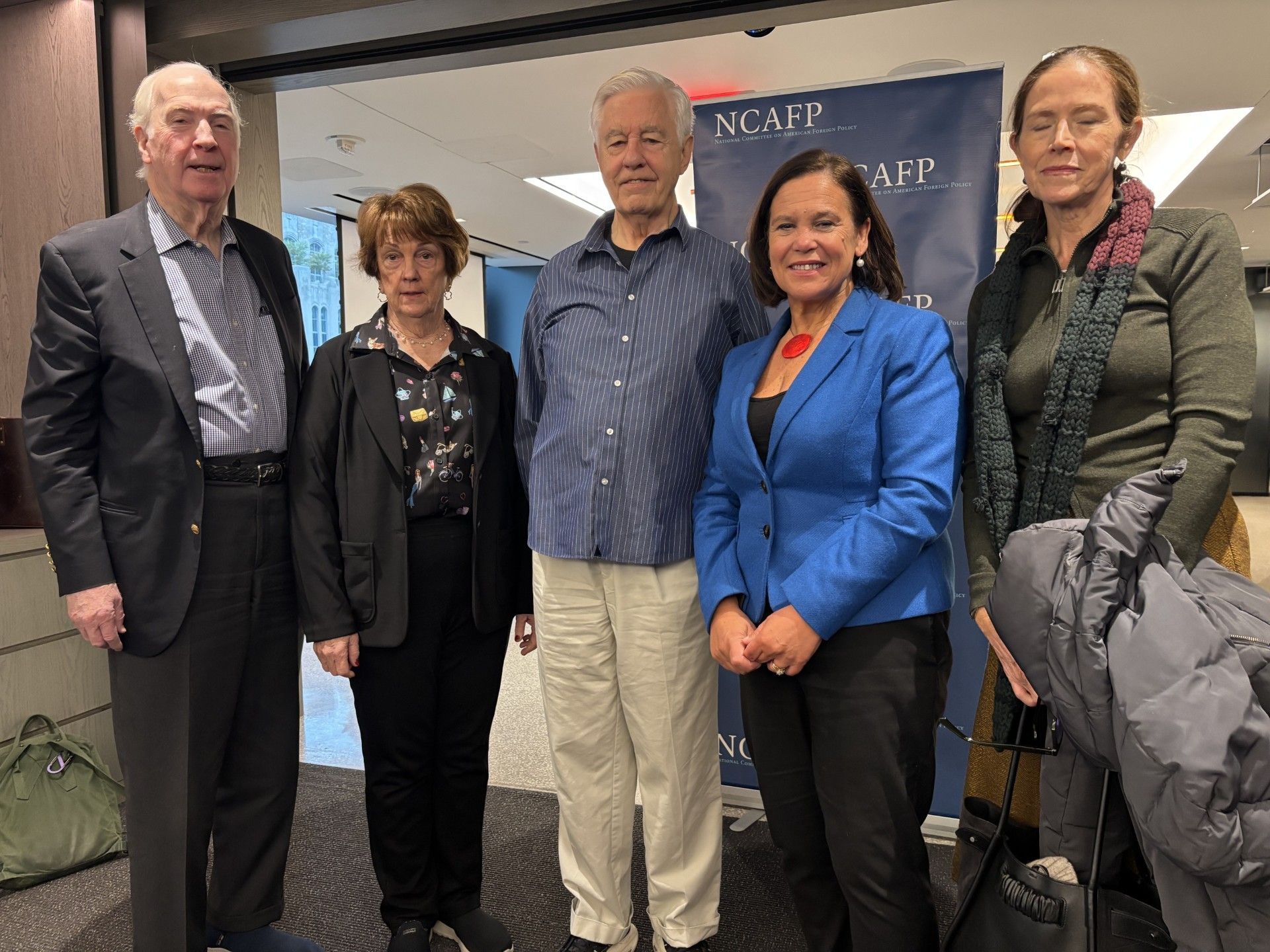 Pic of Day: Sinn Féin President Mary Lou McDonald was recently in New York where she briefed members of the National Committee on American Foreign ...
