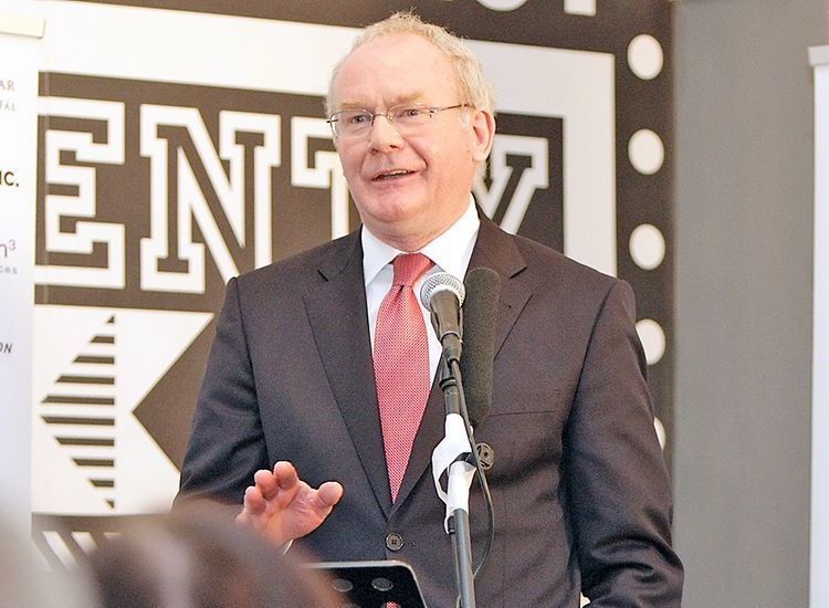 GERRY ADAMS: Can it really be eight years since Martin died?