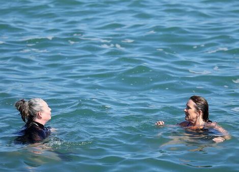 April Showers Give Way to April Swim