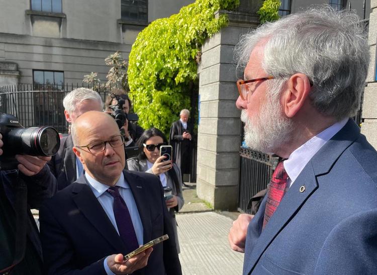 Adams Sues BBC in Dublin High Court