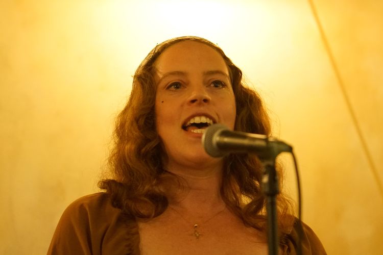 Friends gather for a spring salon