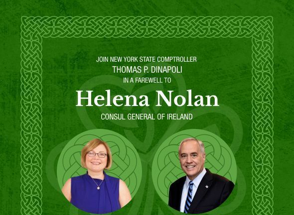 DiNapoli Hosts Farewell to CG Helena Nolan