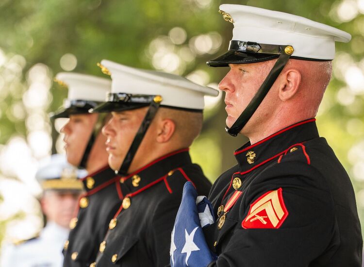 Cullen Crowley Funeral at Arlington National Cemetery