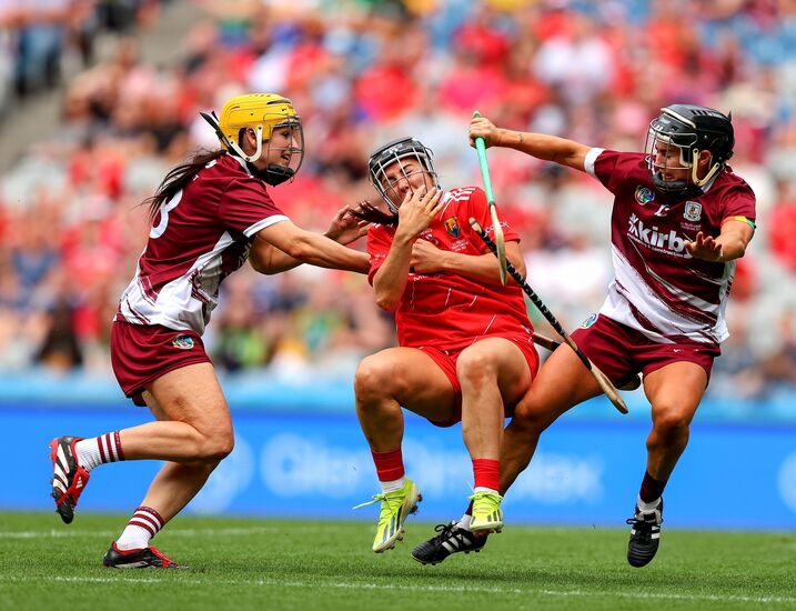 Galway show defiance to edge past Cork in Camogie final